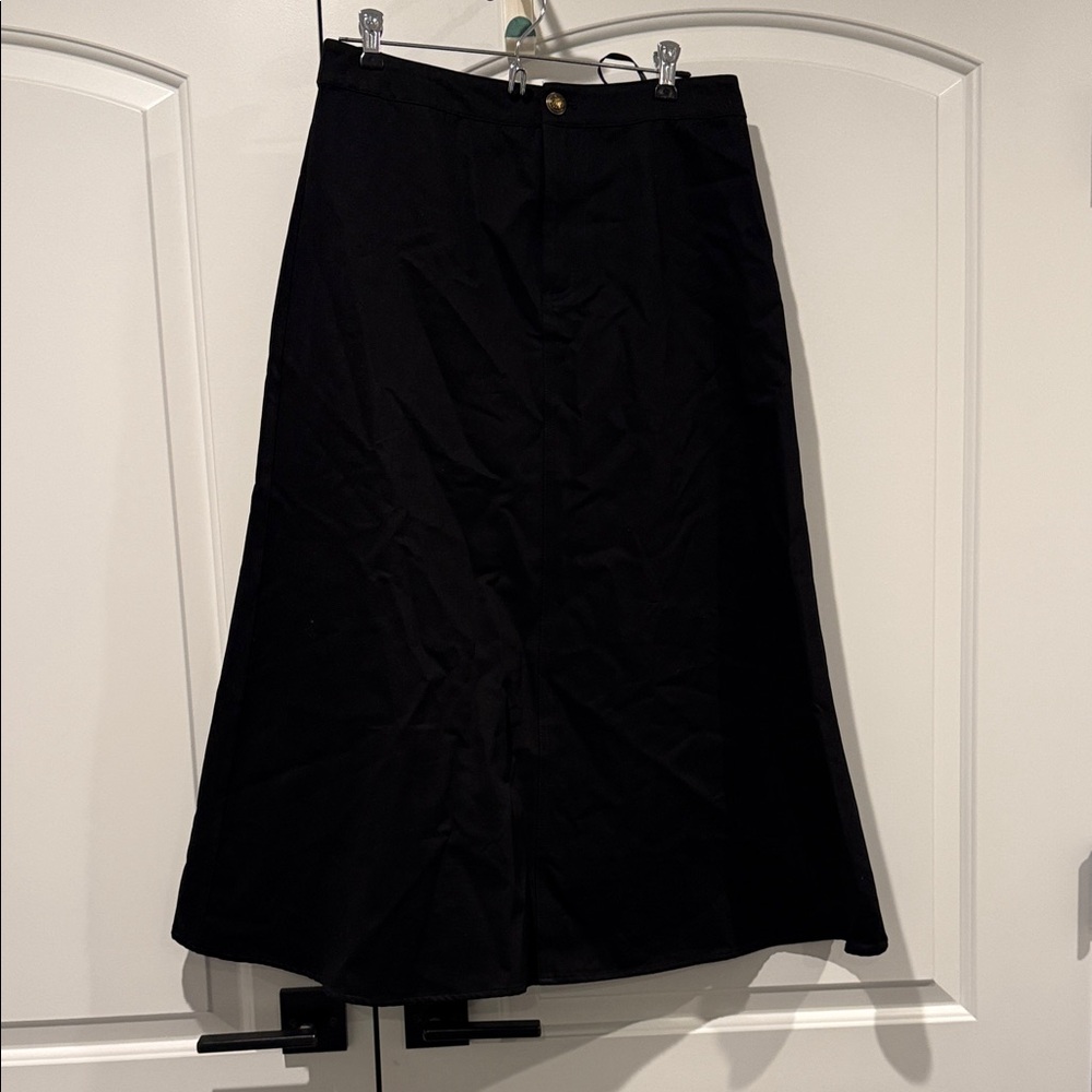 Chic Black A-Line Women's Skirt